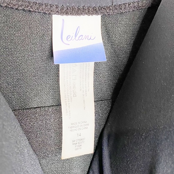 Leilani | NWT Black Floral Gemini Push-Up Underwire One Piece Swimsuit Sz. 14 - Picture 8 of 12